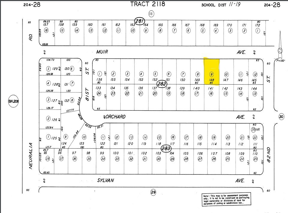 Photo 2 of 2 of 8174 Muir Avenue land