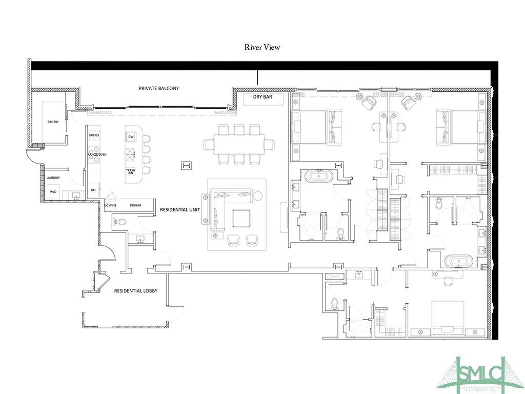 Photo 3 of 16 of 14 E Bryan Street Penthouse, Unit 1 condo