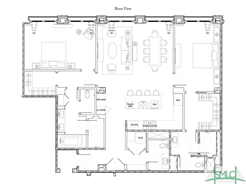 Photo 5 of 20 of 14 E Bryan Street Floor 11, Unit 1 condo