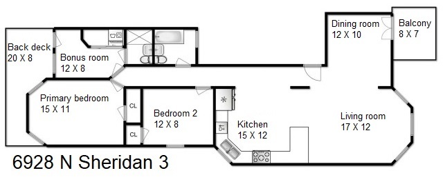 Photo 2 of 21 of 6928 N SHERIDAN Road 3 condo