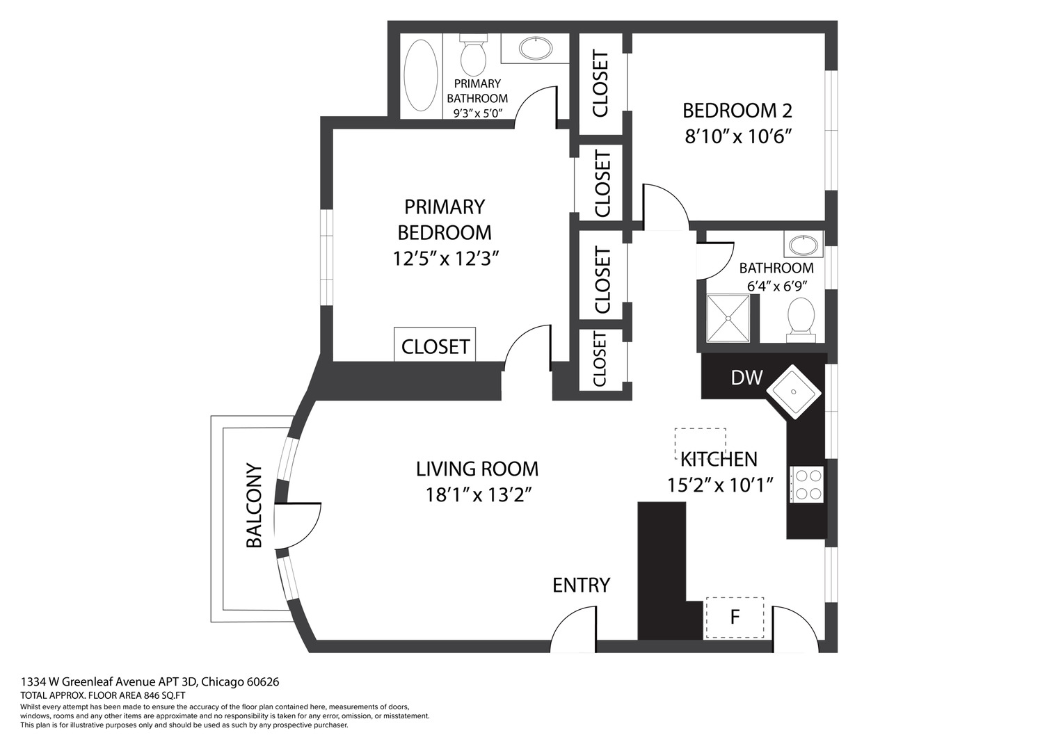 Photo 21 of 21 of 1334 W GREENLEAF Avenue 3D condo