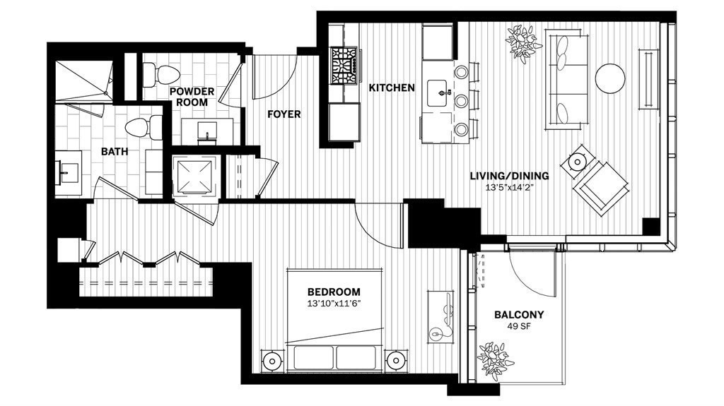 Photo 2 of 41 of 133 Seaport Blvd 1005 condo