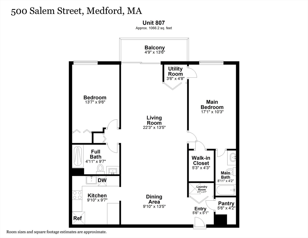 Photo 3 of 38 of 500 Salem Street 807 condo