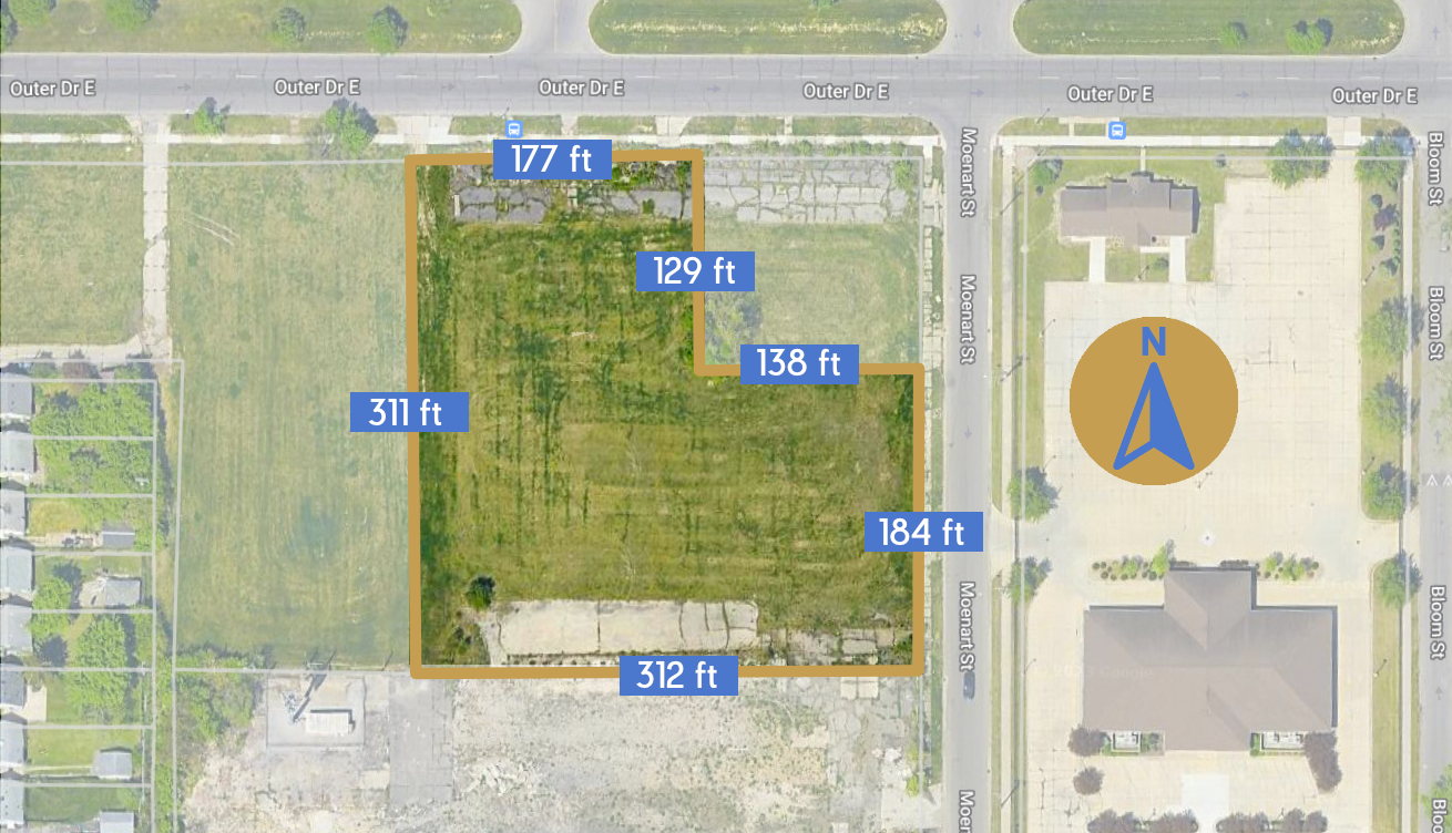 Photo 3 of 6 of 3050 E Outer Drive land