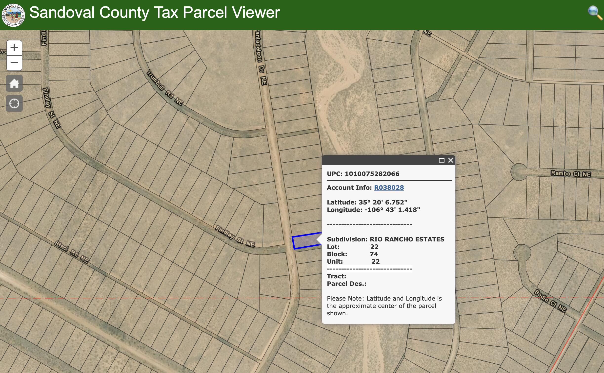 Photo 1 of 2 of 1019 Pantadeleon Dr Drive NE land