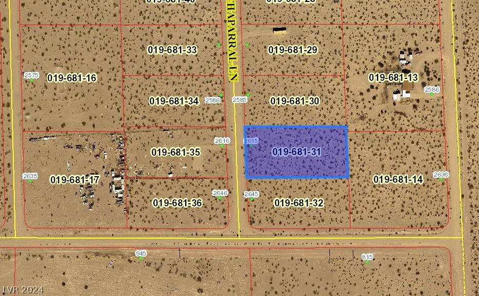 Photo 2 of 3 of 2615 S Chaparral Lane land