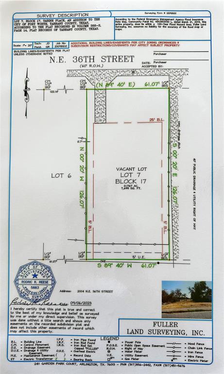 Photo 2 of 5 of 2004 36th Street land